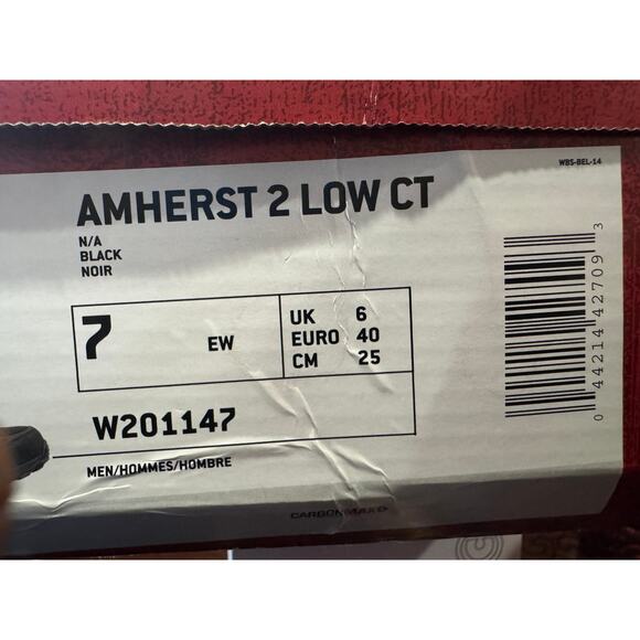 Wolverine Men's Black Size 7 Wide Width Steel Toe Work Shoe - Picture 12 of 12